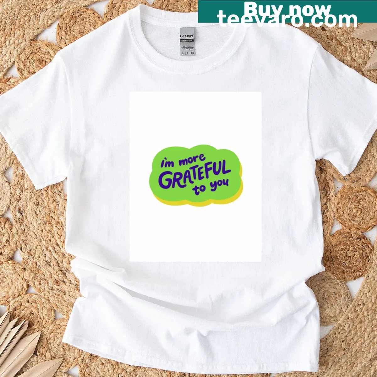 Text T-shirt with a humorous phrase about grace — on a men's t-shirt