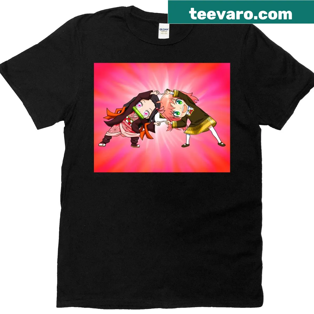 Kawaii Fusion t-shirt with playful and whimsical design — on a men's t-shirt