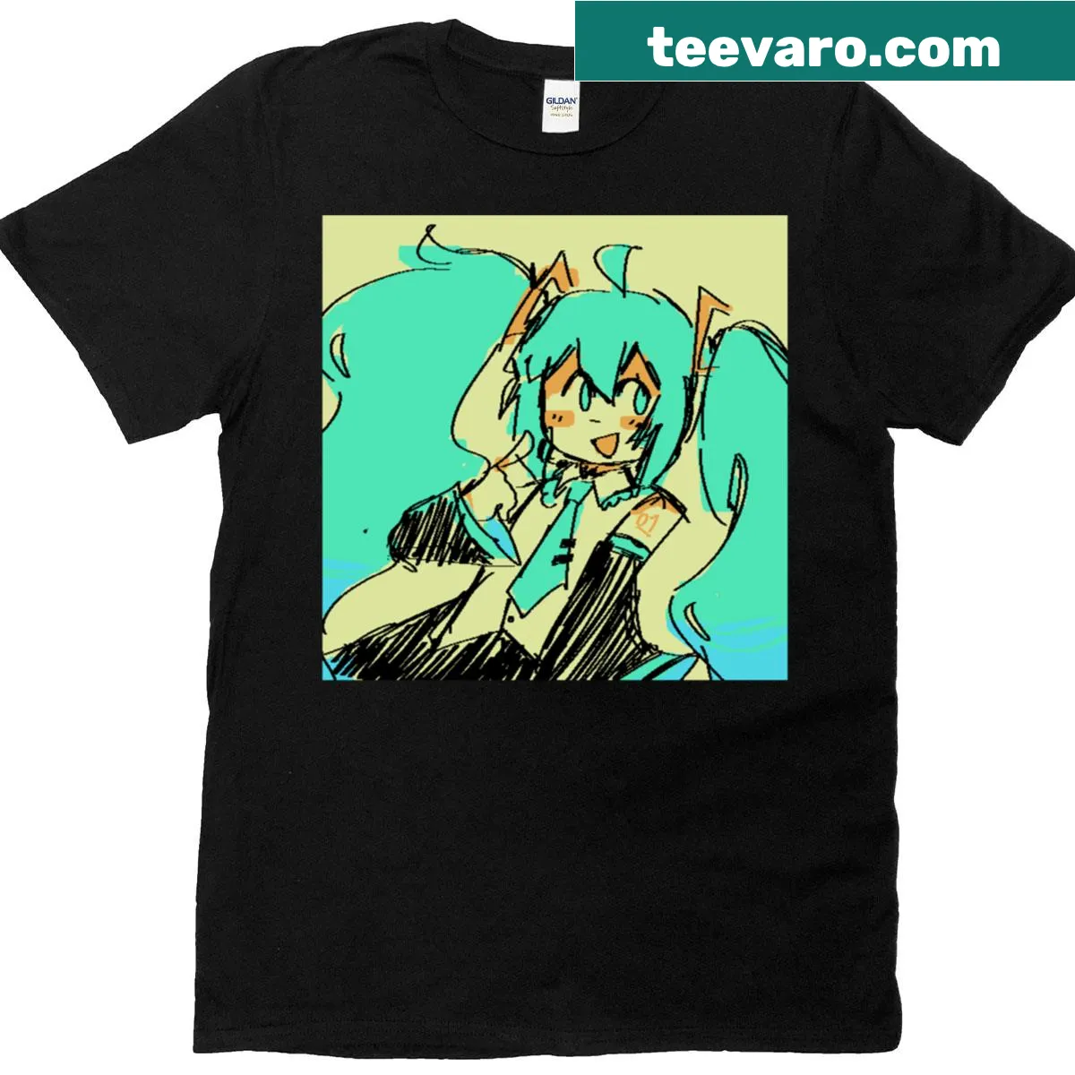 Mikuuult3 graphic T-shirt with bold lettering — on a men's t-shirt