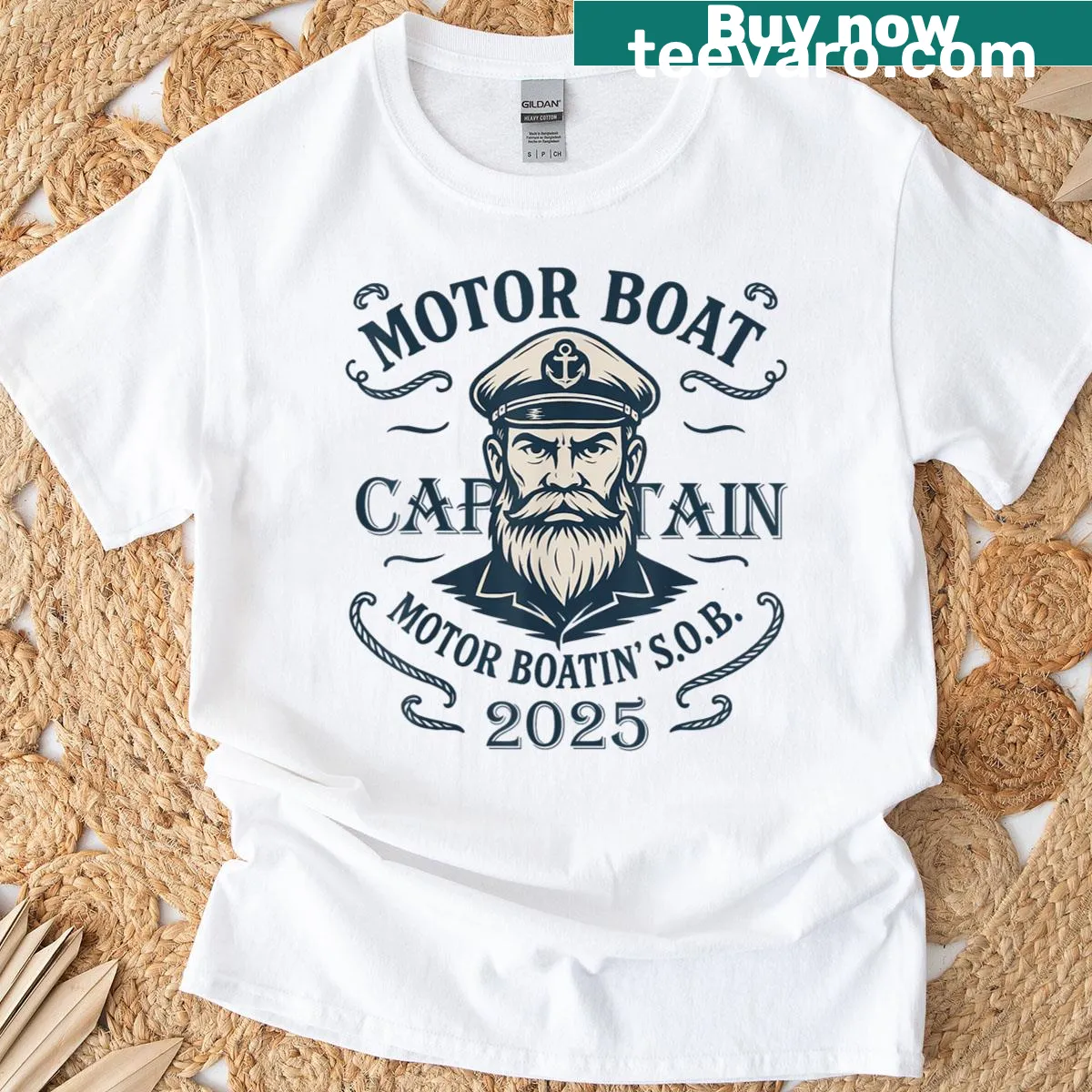 Funny boating slogan graphic on a dad's t-shirt — on a men's t-shirt
