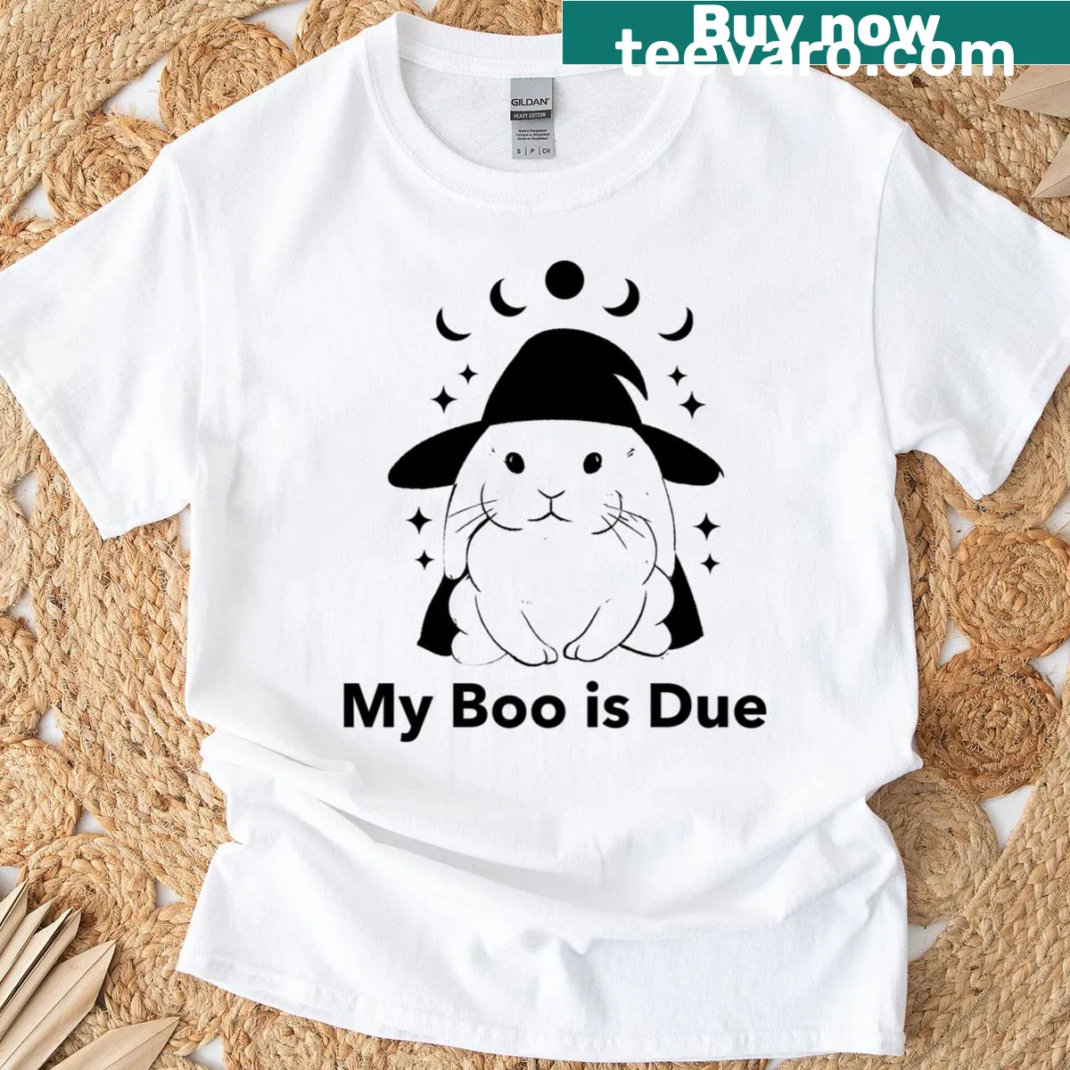 Cute baby announcement graphic on a t-shirt — on a men's t-shirt