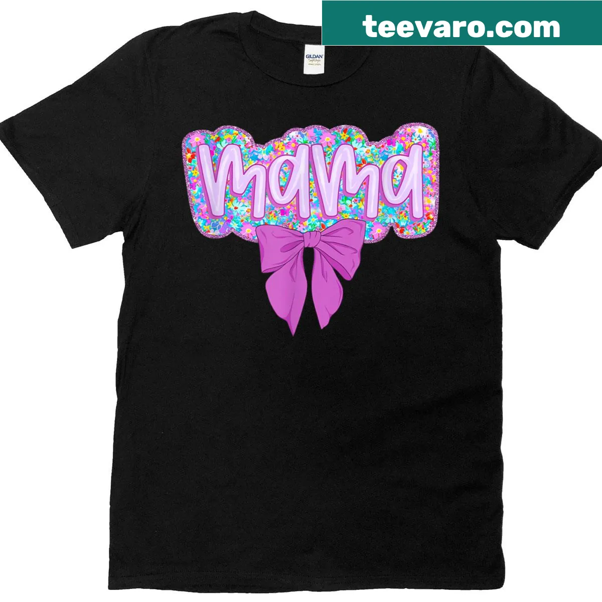 Charming floral illustration on a sentimental T-shirt for moms — on a men's t-shirt