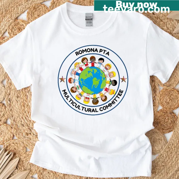 T-shirt celebrating a multicultural event with thoughtful typography