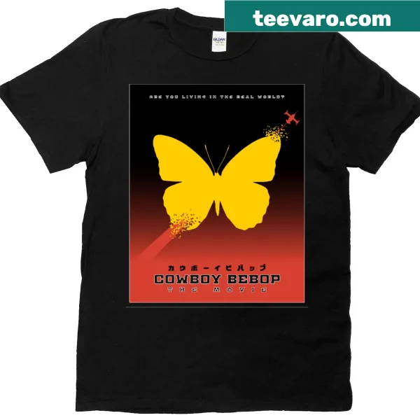 Typography T-shirt with the phrase 'See You Space Cowboy' for sci-fi fans