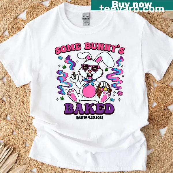 Funny Easter T-shirt with playful bunny design