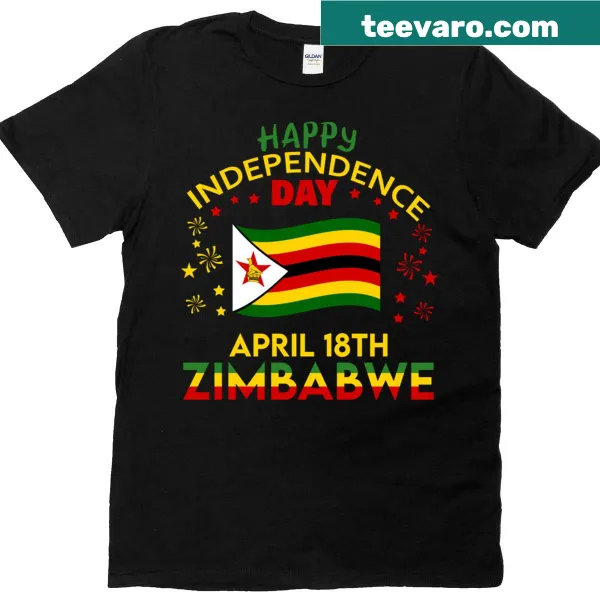 Zimbabwe Independence Day T-shirt with national pride design