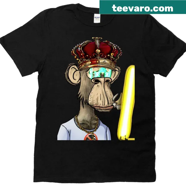Playful Defi Ape illustration on a t-shirt