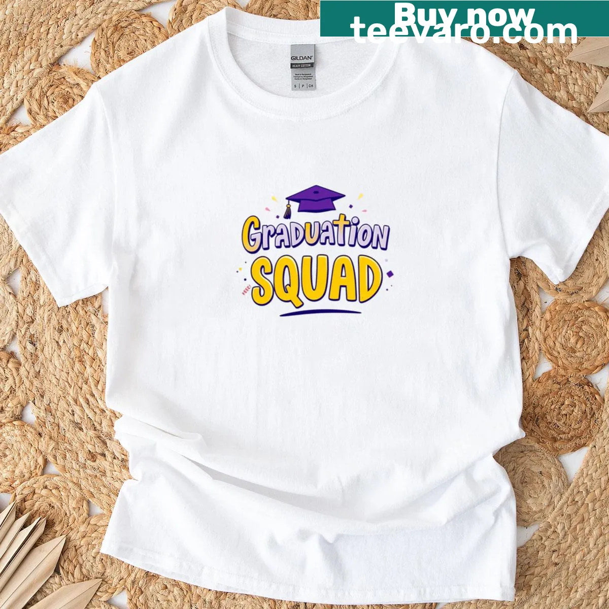 Funny T-shirt with 'Graduation Squad' for graduates — on a men's t-shirt