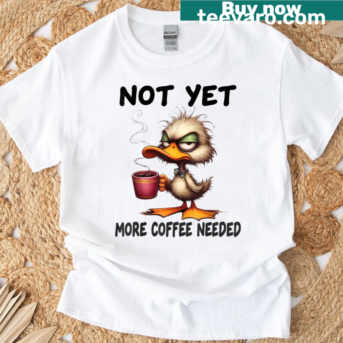 Sarcastic T-shirt with a humorous phrase — on a men's t-shirt