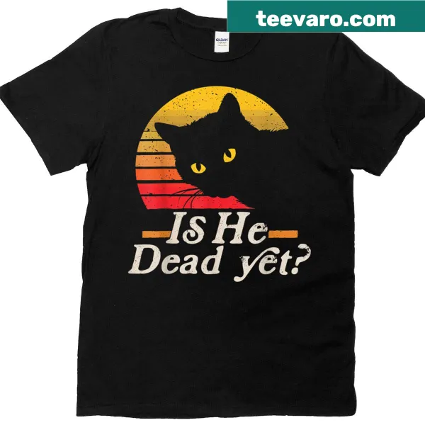 Dark humor t-shirt with vintage saying about aging.