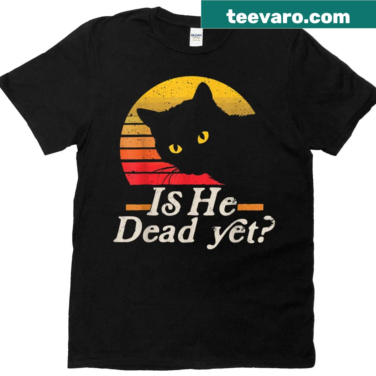 Dark humor t-shirt with vintage saying about aging. — on a men's t-shirt