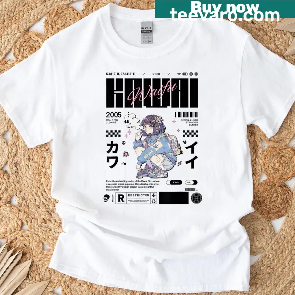 Vaporwave aesthetic t-shirt with urban design