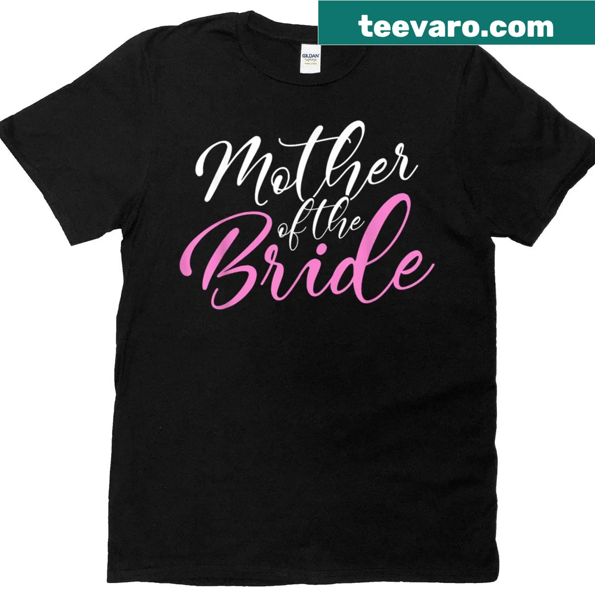 Elegant typography t-shirt for Mother Of The Bride, perfect for wedding events — on a men's t-shirt
