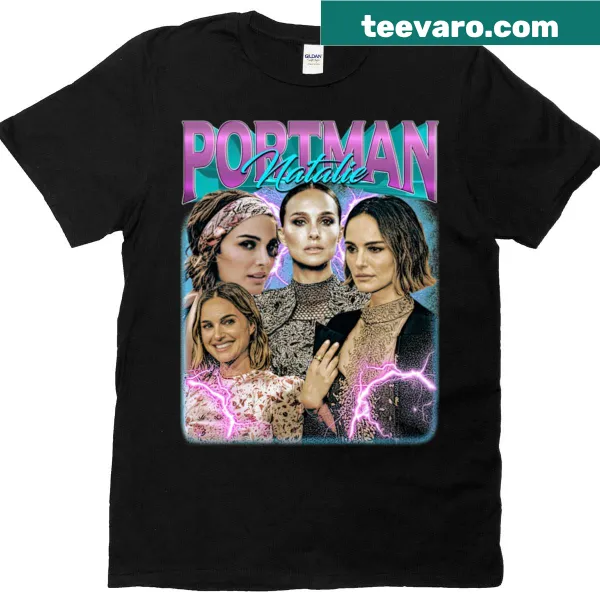 Vintage distressed bootleg t-shirt with unique Natalie design