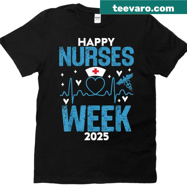 Nurse Appreciation Week t-shirt with uplifting typography