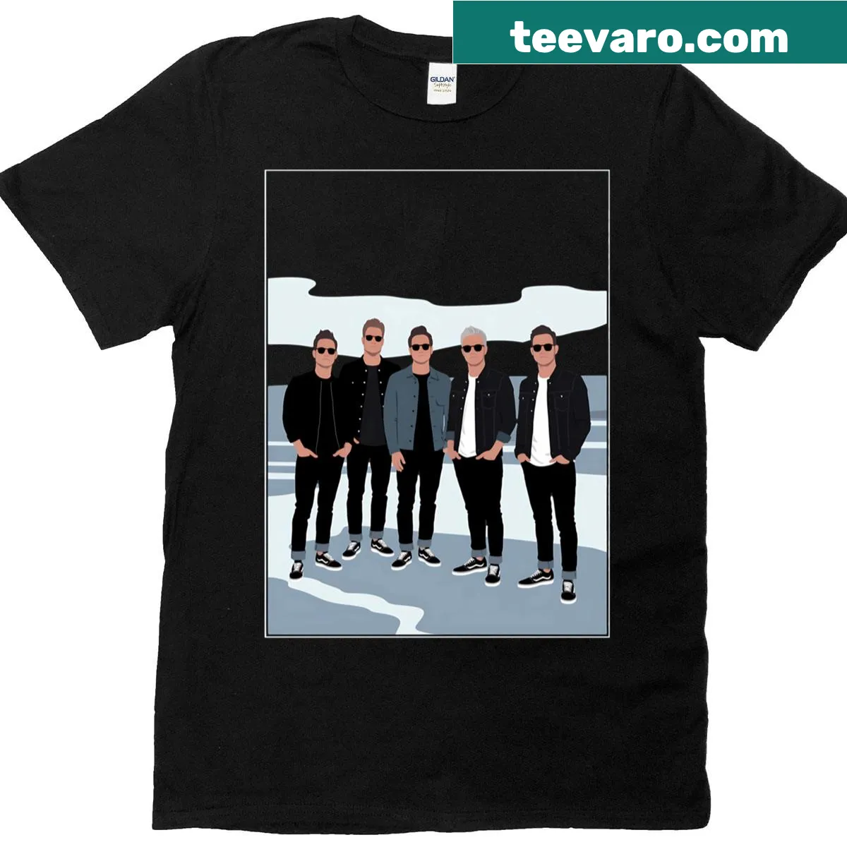 Band t-shirt featuring the OneRepublic logo. — on a men's t-shirt