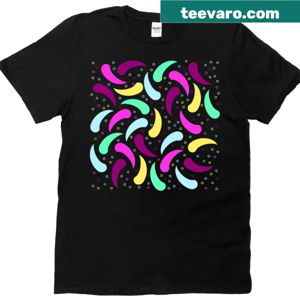 Paisley patterned T-shirt featuring intricate design