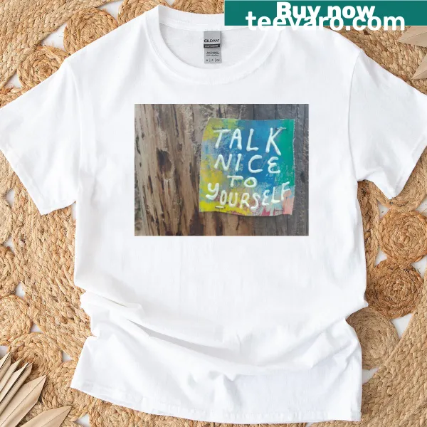 Inspirational typography on a positive reminder t-shirt