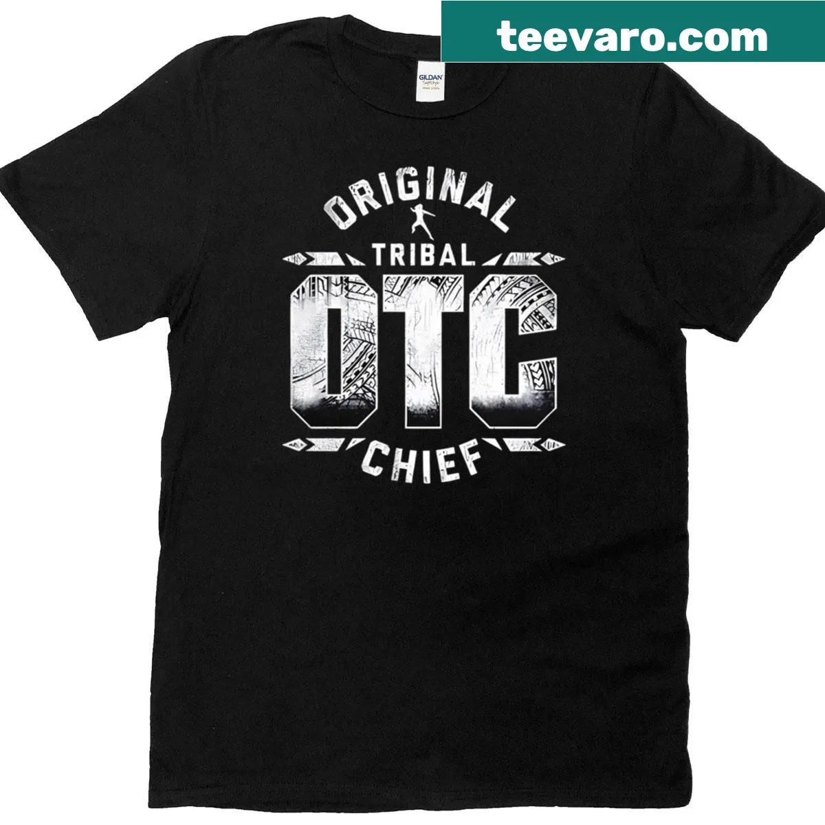 Roman Reigns T-shirt featuring Original Tribal Chief graphic — on a men's t-shirt