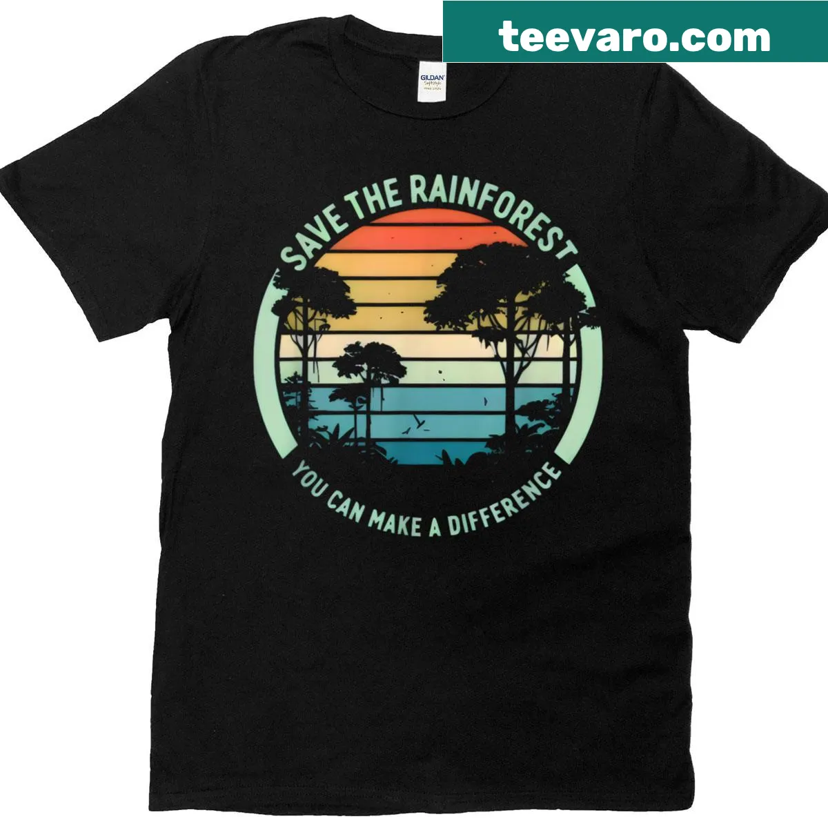 Nature conservation graphic on a T-shirt — on a men's t-shirt