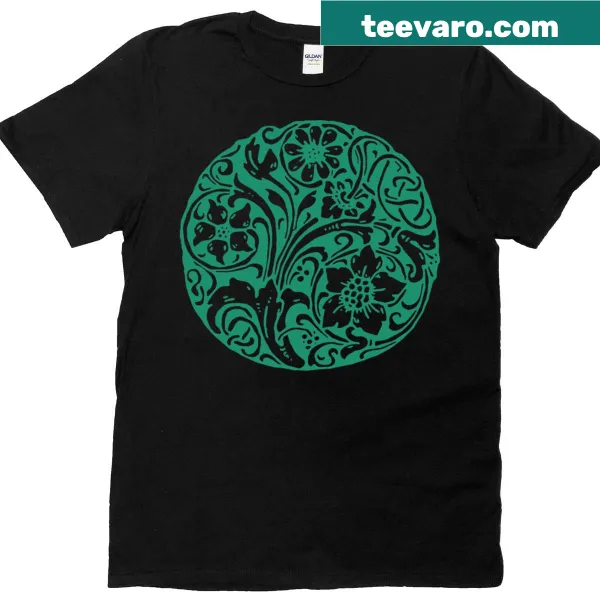 T-shirt with the text 'Whispers From The Illuminated Page' in a vintage style