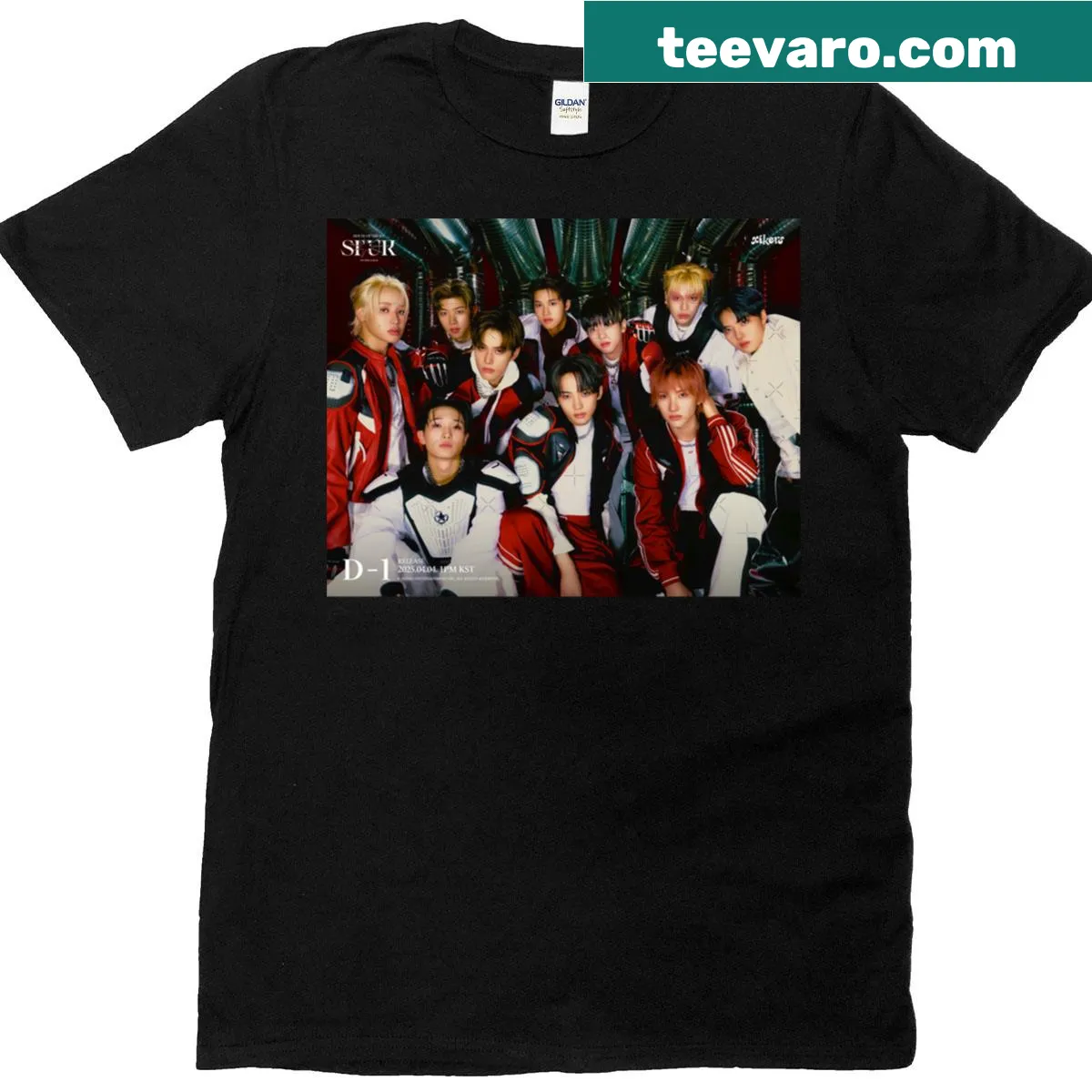 T-shirt showcasing whimsical Xikers crew design — on a men's t-shirt