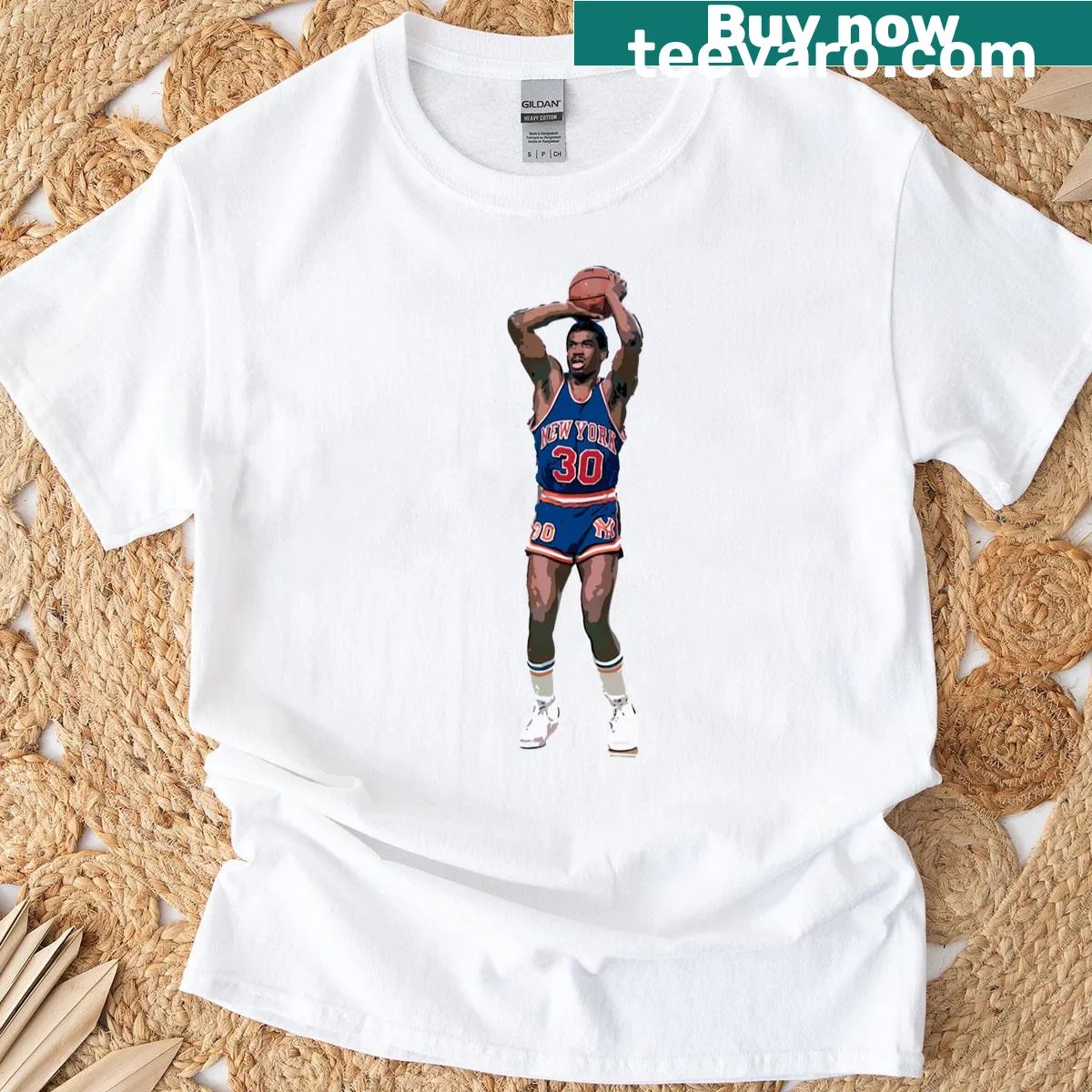 Bernard King T-shirt featuring a tribute graphic — on a men's t-shirt
