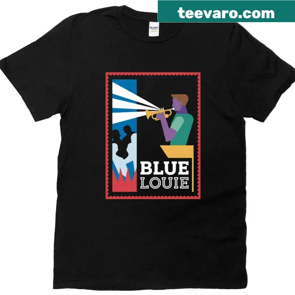 Nostalgic T-shirt featuring 'Chandler Blue Louie' design