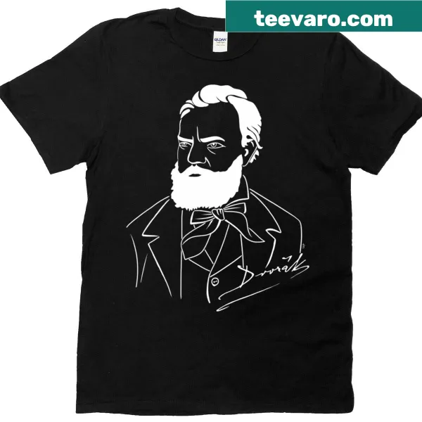 Minimalist typography T-shirt featuring the name Dvorak