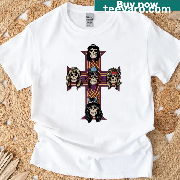 GNR tribute artwork t-shirt for rock music fans