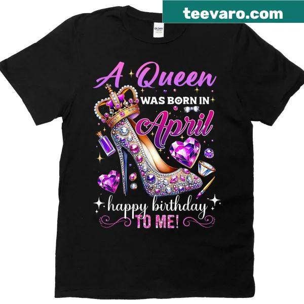 Happy Birthday To Me t-shirt with cheerful typography for women