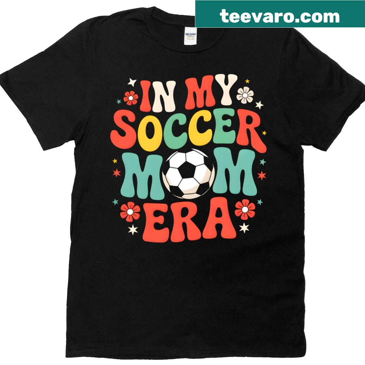 Fun soccer mom illustration on a t-shirt — on a men's t-shirt