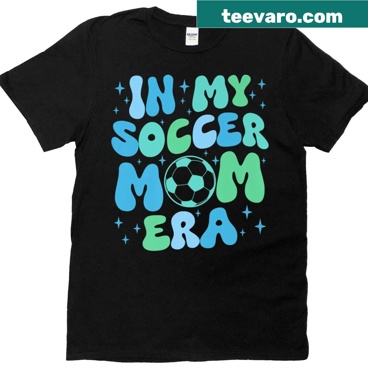 Cute retro Soccer Mom t-shirt designed for game days — on a men's t-shirt