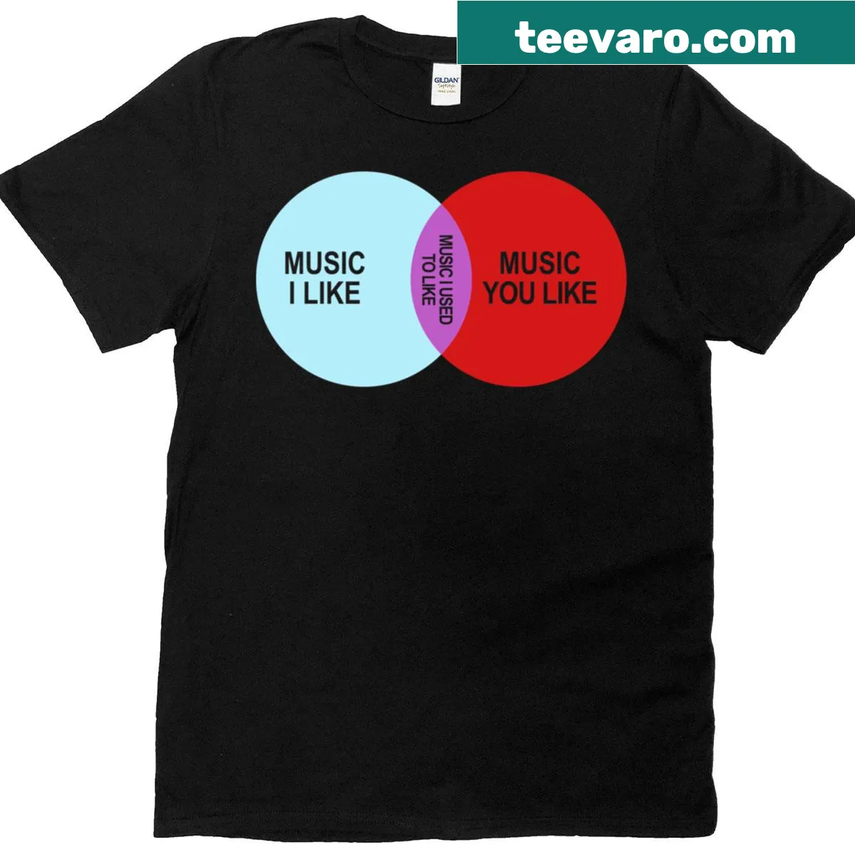 T-shirt featuring a musical phrase from It Crowd — on a men's t-shirt