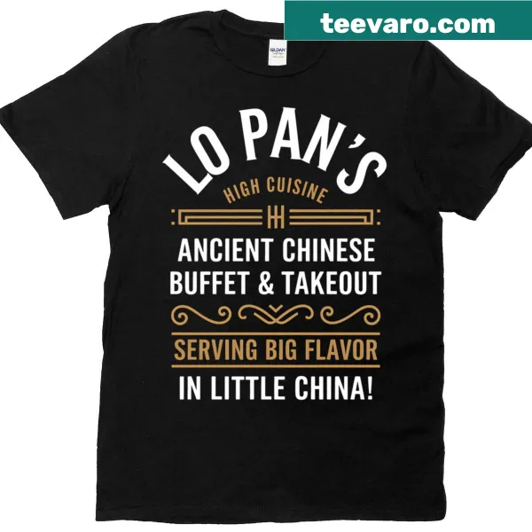 Stylish ‘Lo Pans High Cuisine’ graphic on a t-shirt