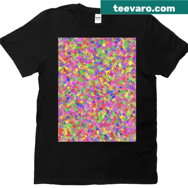 Funny graphic T-shirt depicting the chaos of paintball