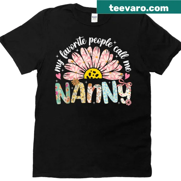 Nanny T-shirt with playful text for Mother's Day