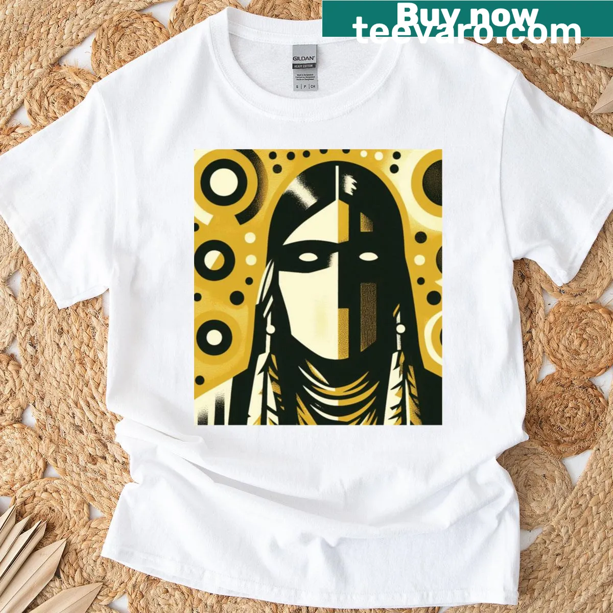 Stylish mom graphic t-shirt with playful text — on a men's t-shirt