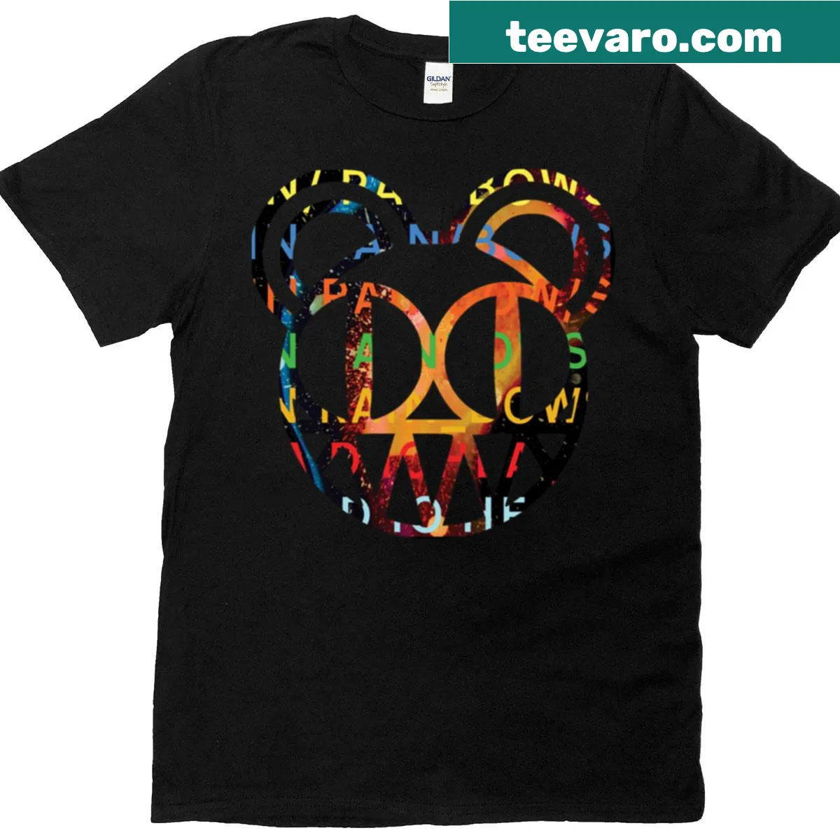 Vintage Radiohead logo T-shirt — on a men's t-shirt