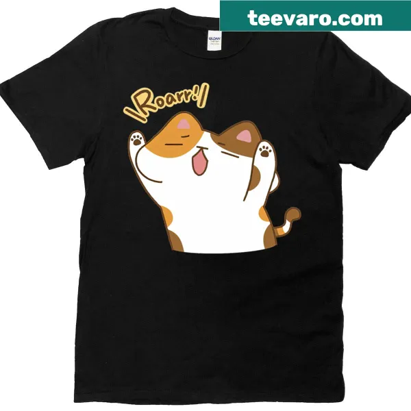 Cute cat T-shirt with playful illustration