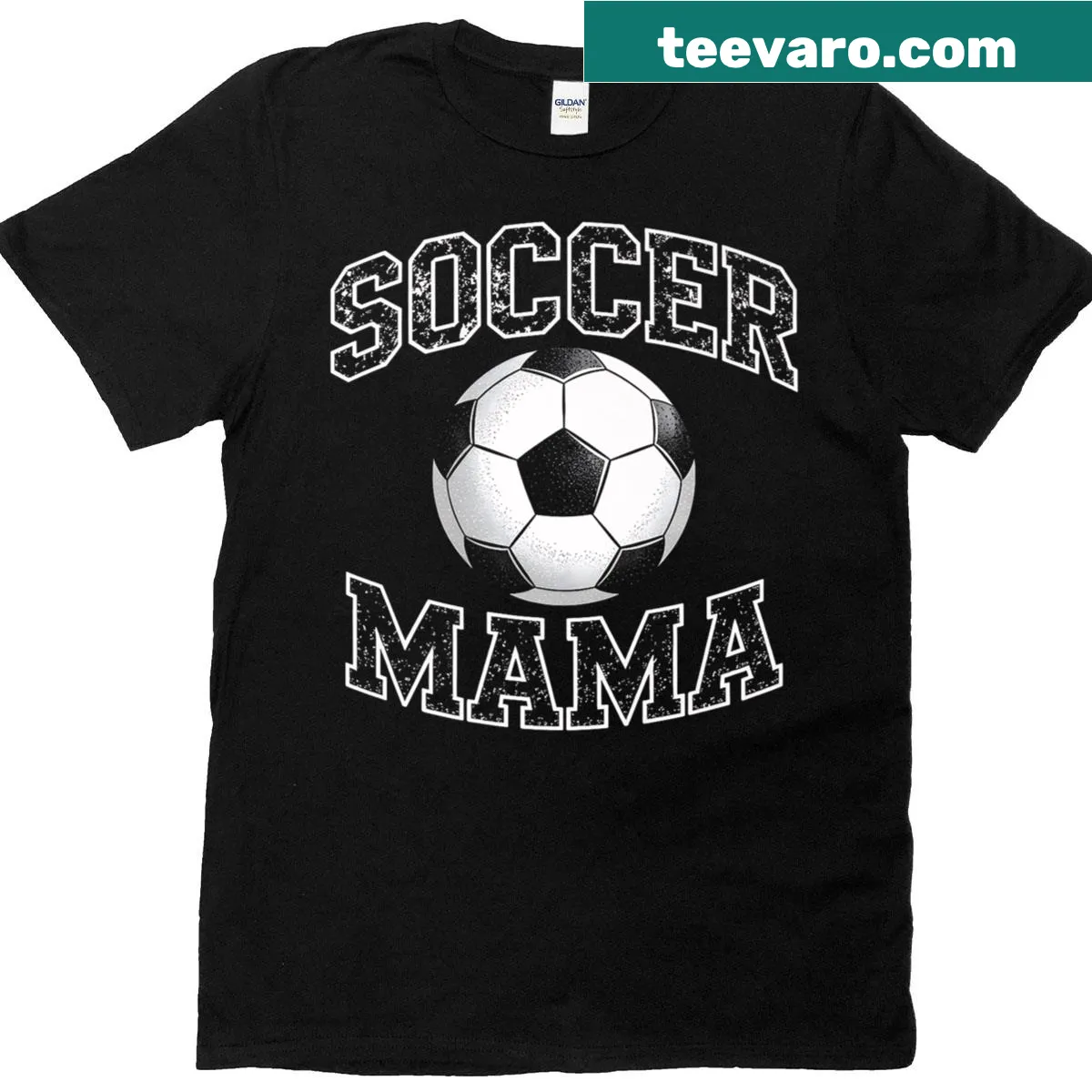 Playful T-shirt for soccer moms celebrating their role in family sports. — on a men's t-shirt