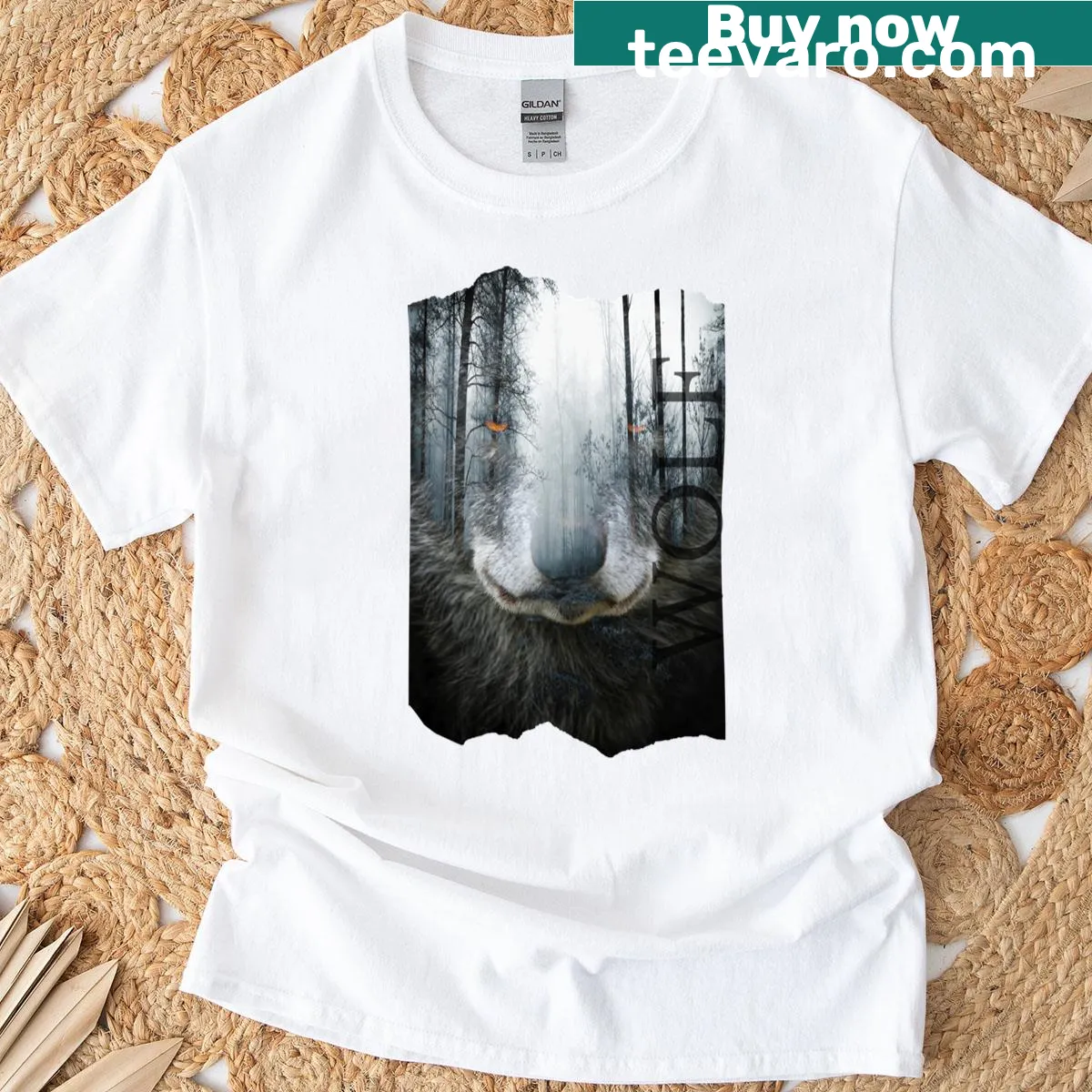 Retro illustration of sunshine and coffee on a T-shirt — on a men's t-shirt