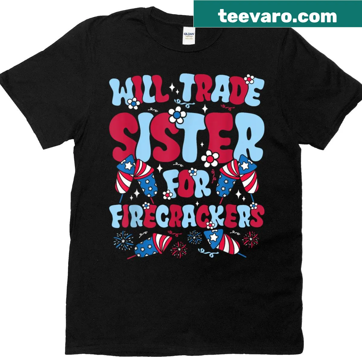 Humorous graphic on a kids' t-shirt for Fourth of July — on a men's t-shirt
