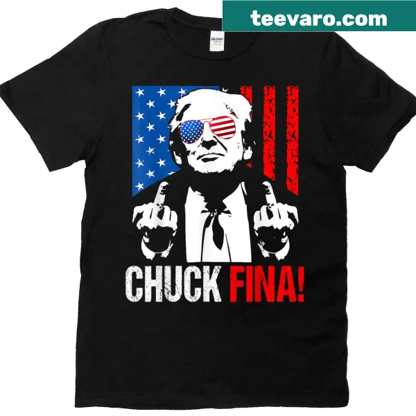 Funny t-shirt with a humorous trade policy message in bold text