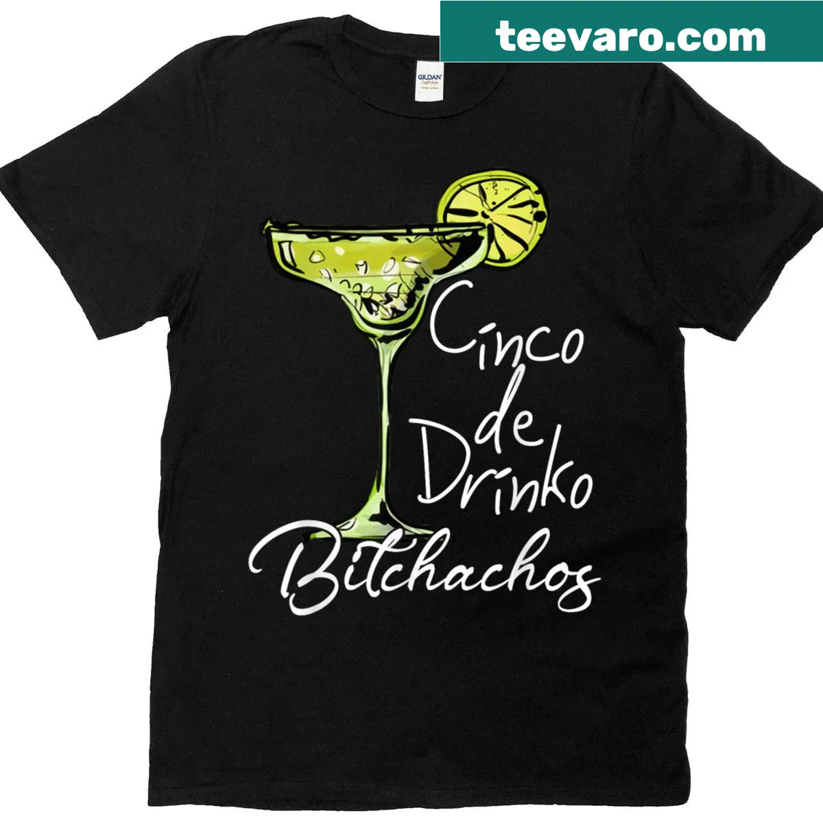 Funny Cinco de Mayo drinking t-shirt with humorous text — on a men's t-shirt