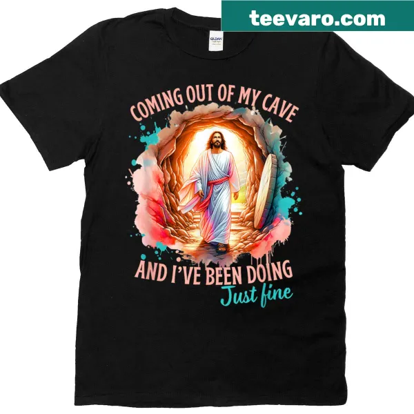 Easter t-shirt with a positive message about faith and renewal
