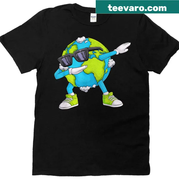 Kids T-shirt with funny dabbing Earth graphic