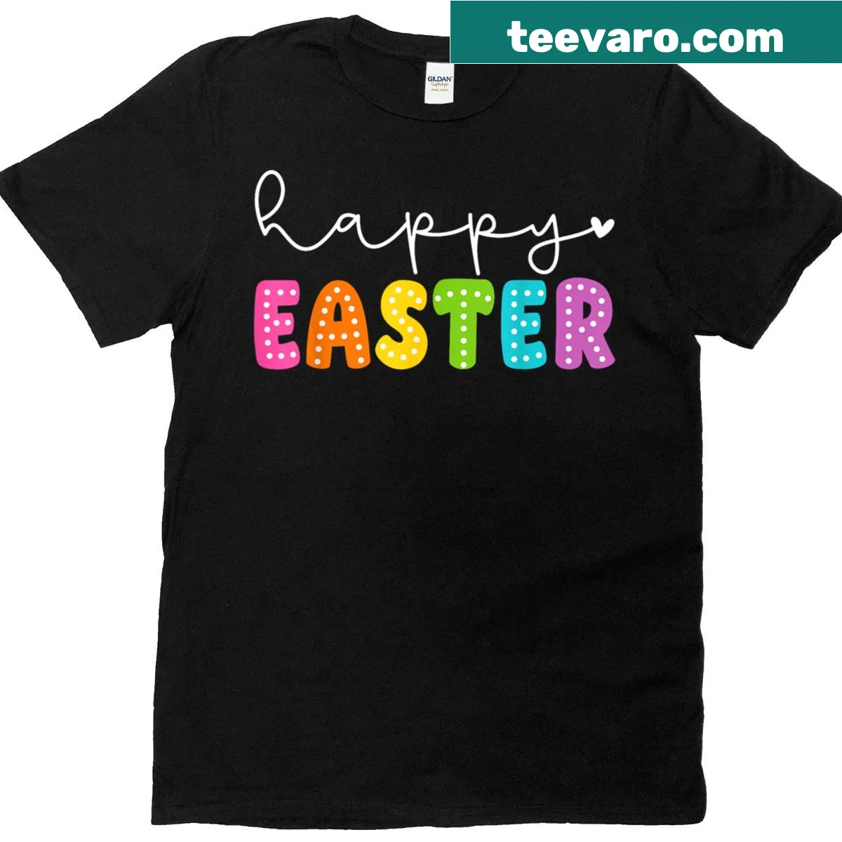 Cute bunny design for Easter on T-shirt — on a men's t-shirt