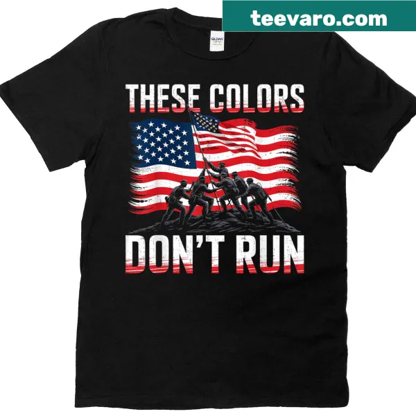 T-shirt with an American flag design for Memorial Day