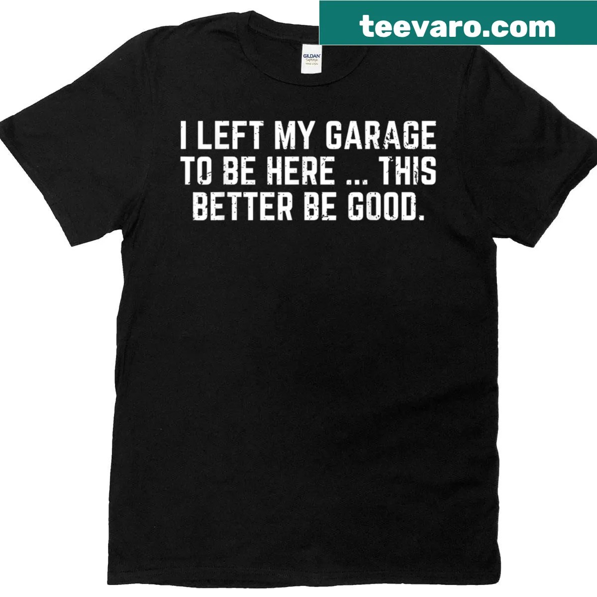 Humorous mechanic phrase on a T-shirt design — on a men's t-shirt